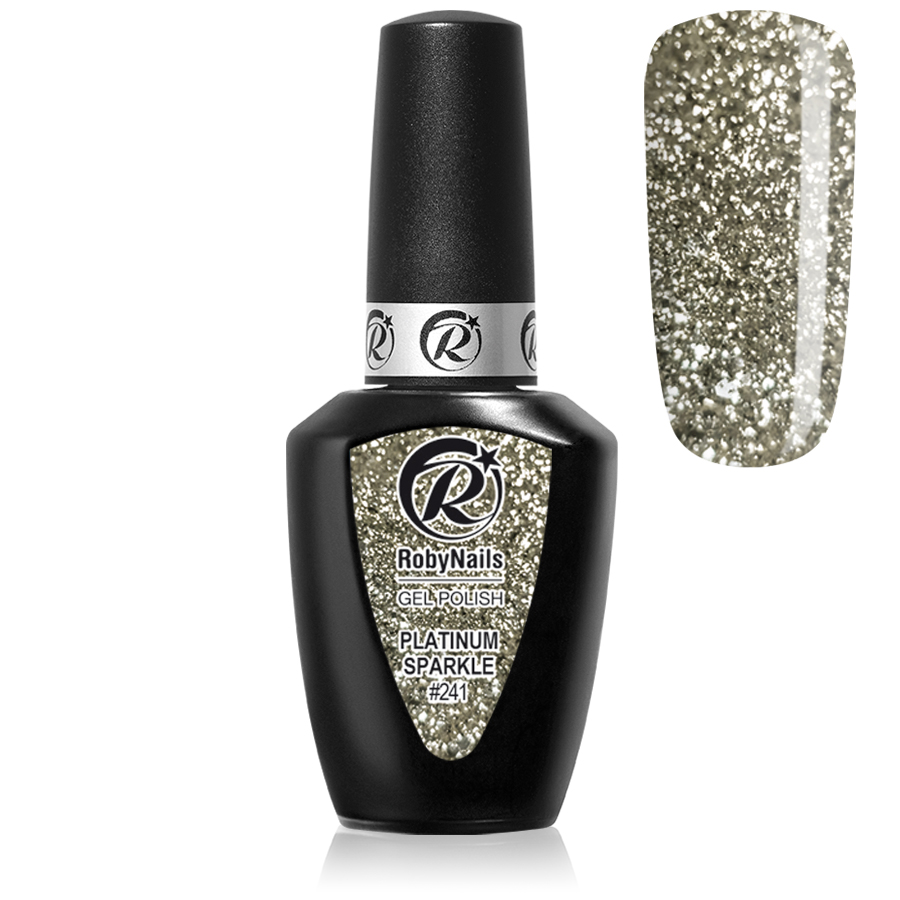 GEL POLISH PLATINUM SPARKLE #241