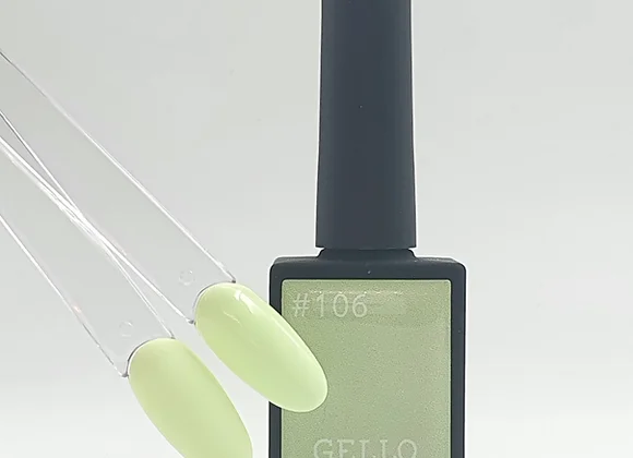 לק ג'ל ג'לו צבע פסטל ירוק בהיר GELLO #106