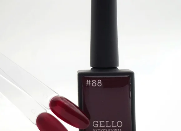 לק ג'ל ג'לו צבע בורדו חום GELLO #88