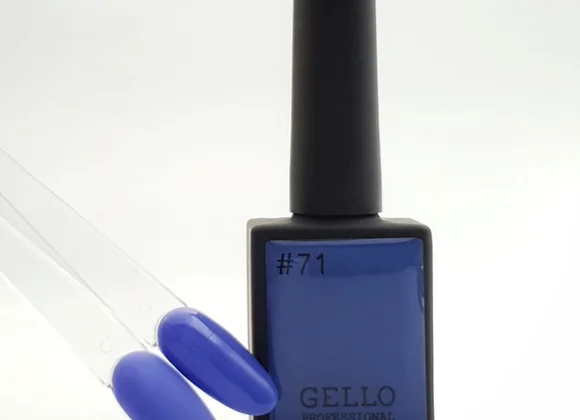 לק ג'ל ג'לו צבע כחול סגול GELLO #71