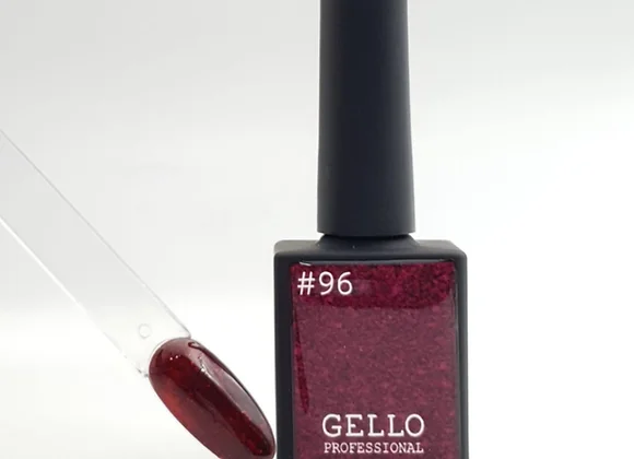 לק ג'ל ג'לו צבע נצנץ פלאש בורדו GELLO #96