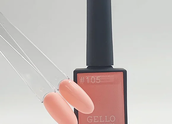לק ג'ל ג'לו צבע אפרסק פסטל GELLO #105
