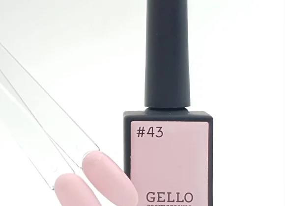 לק ג'ל ג'לוצבע ורוד בהיר אטום GELLO #43