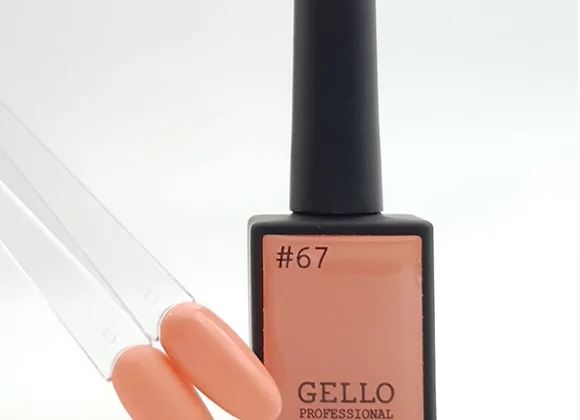 לק ג'ל ג'לו צבע אפרסק בהיר GELLO #67