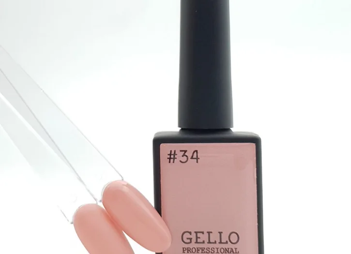 לק ג'ל ג'לו צבע ורוד עדין GELLO #34