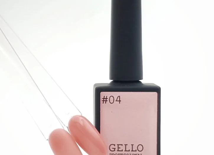 לק ג'ל ג'לו צבע אפרסק שקוף GELLO #04