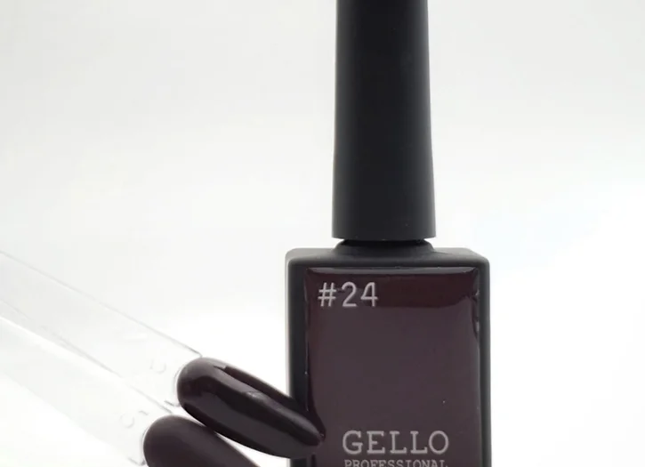 לק ג'ל ג'לו סגול חציל כהה GELLO #24