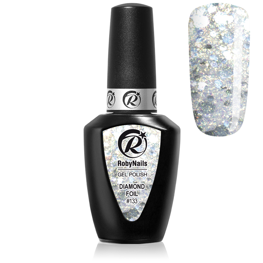 GEL POLISH DIAMOND FOIL #133