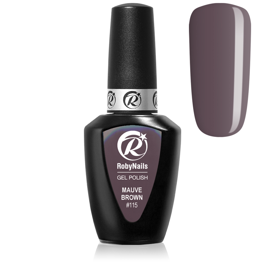 GEL POLISH MAUVE BROWN #115