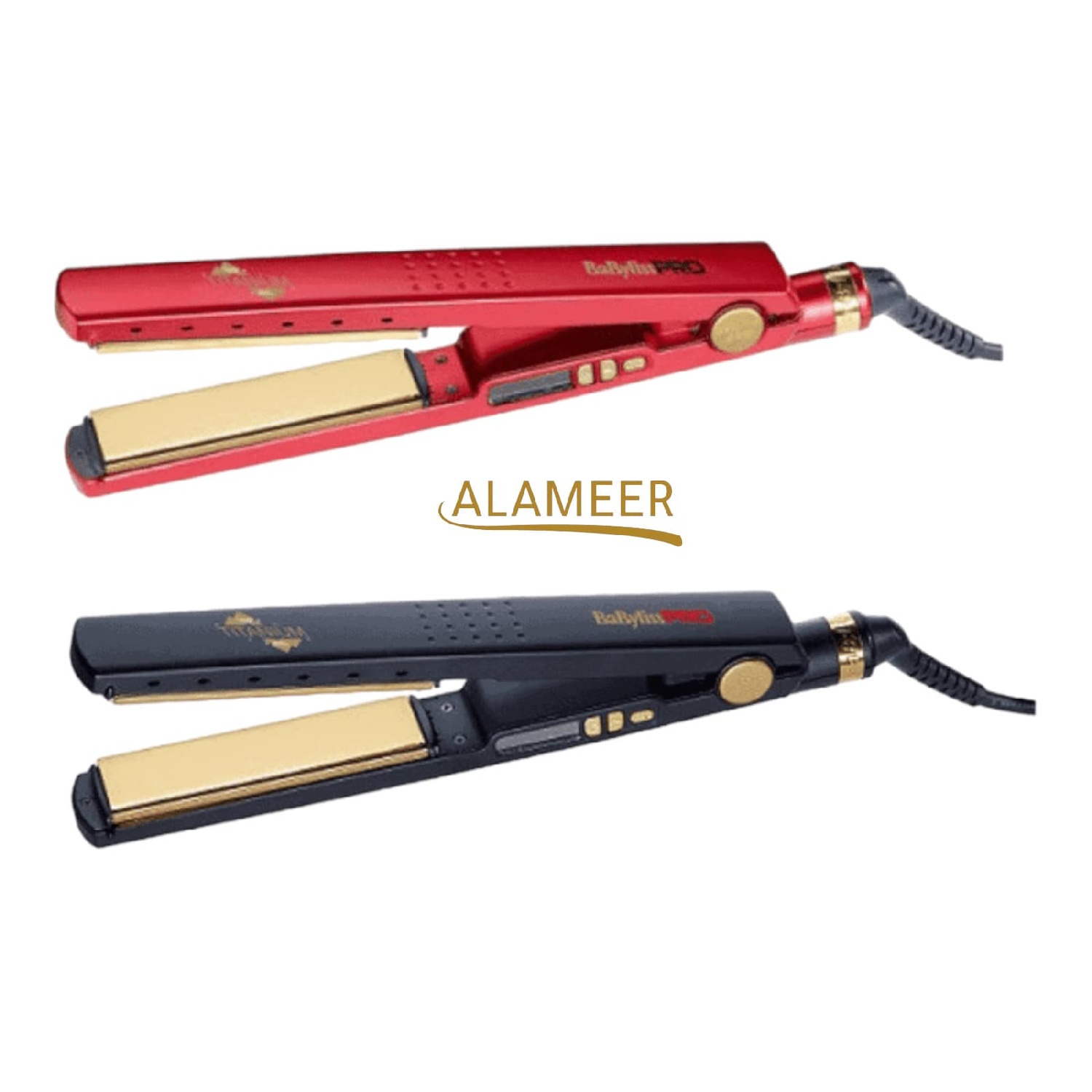 מחליק שיער טיטניום - בייביליס פרו Babyliss Pro